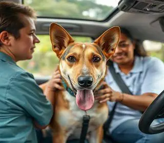 motorista arrastou cachorro