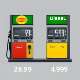 preço da gasolina e diesel em Teresina