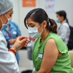 campanha de vacinação contra a gripe