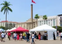 Feira na Praça Pedro II
