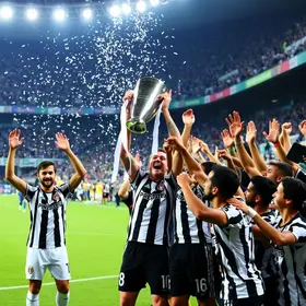 comemoração do título da Taça Brasil do Atlético-PI