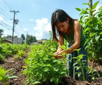 projeto distribui plantas para Teresina